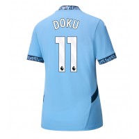 Manchester City Jeremy Doku #11 Hemmatröja Kvinnor 2024-25 Korta ärmar